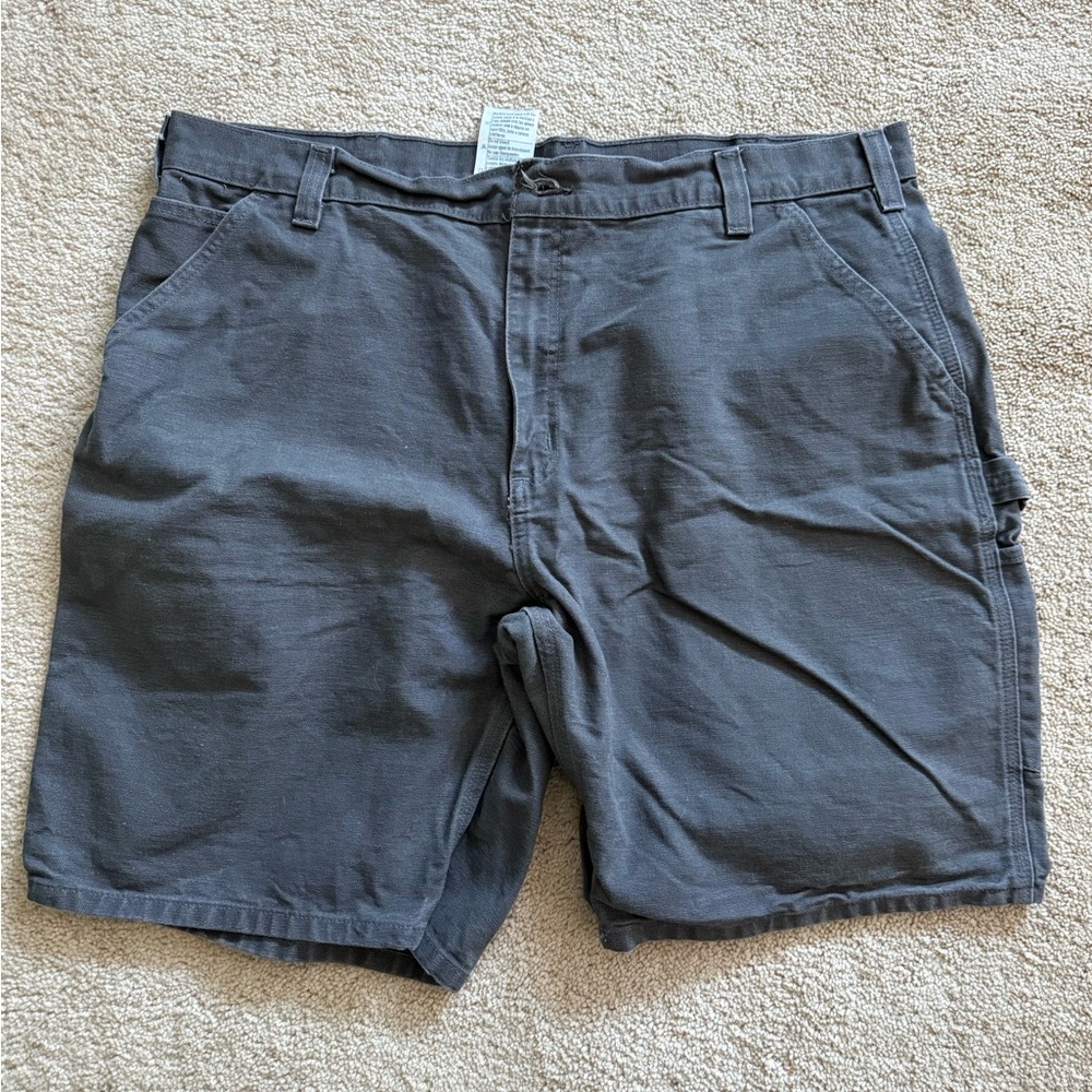 Carhartt Shorts Men's 42 Gray Carpenter Relaxed‎ Fit Carpenter Workwear